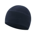 thumbnail image 1 of cfhntfmh Mens Womens Beanie Hats Fleece Lined Knit Winter Hat Outdoor Windproof Soft Warm Plain Beanie Caps, 1 of 2