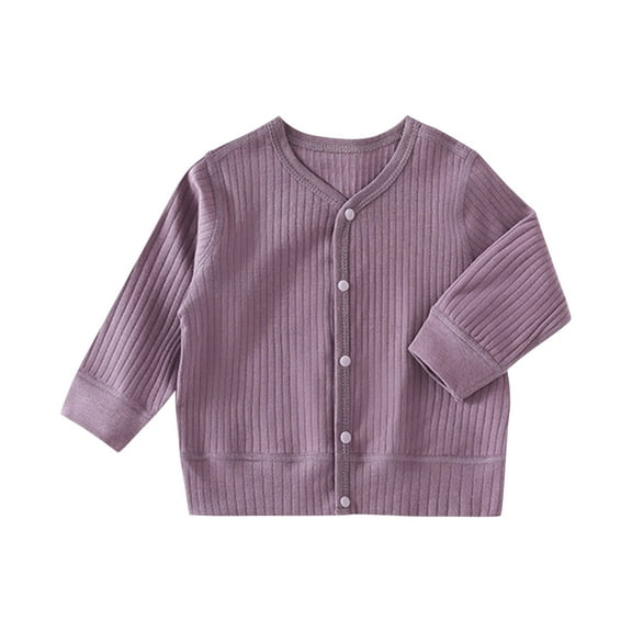cfhntfmh Newborn Baby Girl Knit Sweater Cardigan Winter Warm Button down Top Kids Outfit Cute Infant Fall Clothes