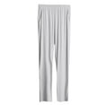 thumbnail image 1 of cfhntfmh Pajama Pants for Women Comfy Elastic Waisted Soft Solid Color Pants Lounge Wide Leg Sleepwear Pjs Bottoms with Pockets, 1 of 6