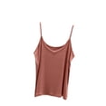 thumbnail image 1 of cfhntfmh Pajama Tops for Women Soft Sleeveless Scoop Neck Sleep Camisole Sleepwear Spaghetti Strap Basic Cami Undershirts, 1 of 4