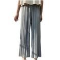 thumbnail image 1 of cfhntfmh Palazzo Pants for Women Lounge High Waist Pleated Baggy Long Trousers Flowy Wide Leg Full Length Pants, 1 of 3