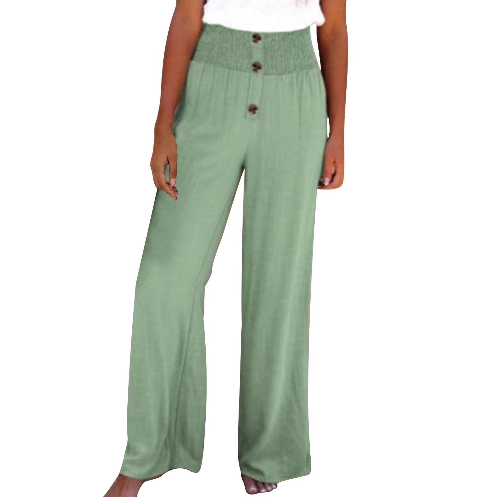 Stretchjeans met wijd uitlopende pijpen - BLAUW - Kiabi - 13.00