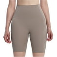 thumbnail image 1 of cfhntfmh Running Shorts for Women Seamless Elastic High Waist Athletic Shorts Summer Slim Workout Fitness Shorts with Pockets, 1 of 6
