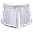 thumbnail image 1 of cfhntfmh Running Shorts for Women Stretch Elastic Waist Athletic Shorts with Pockets Plus Size Color Block Gym Yoga Shorts, 1 of 3