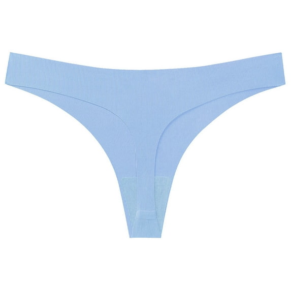 cfhntfmh Seamless Thongs Underwear for Women G-String Bikini Thongs Panties Cotton Comfortable Briefs