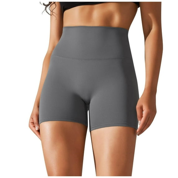 cfhntfmh Shapewear for Women High Waisted Skinny Shorts Seamless Stretchy Athletic Workout Body Shaper Shorts
