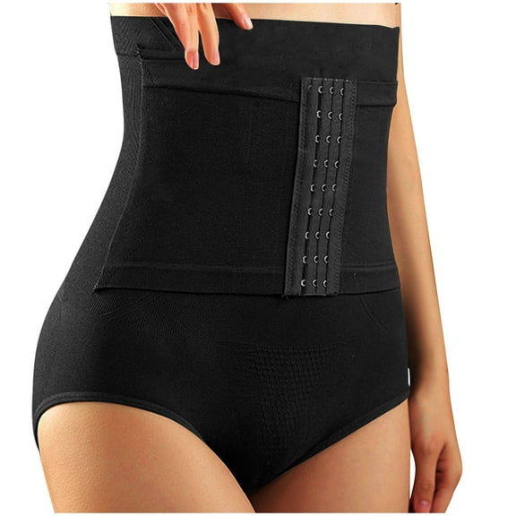 cfhntfmh Shapewear for Women Seamless High Waist Skinny Body Shaper Solid Color Cincher Panties