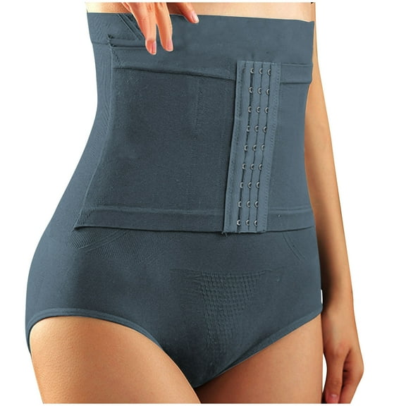 cfhntfmh Shapewear for Women Seamless High Waist Skinny Body Shaper Solid Color Cincher Panties