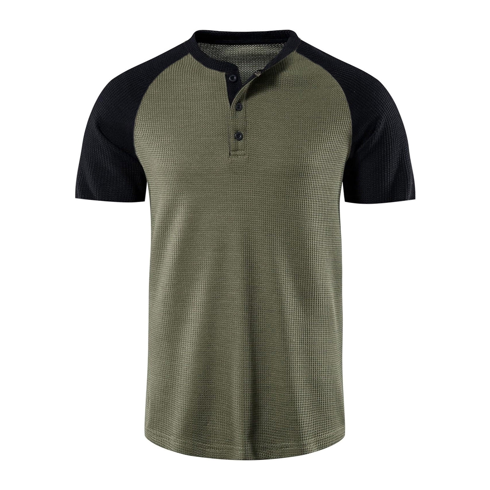 Men’s Hollow Jacquard Short-Sleeve Shirt – Breathable Summer Knit