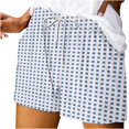 thumbnail image 1 of cfhntfmh Summer Shorts for Women Casual Print Short Pants Drawstring Elastic Waist Lounge Beach Shorts with Pockets, 1 of 5