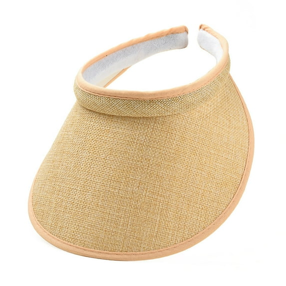 cfhntfmh Sun Visor Hats Women Men Clip On Wide Brim Visors Hat Outdoor Sports Golf Beach Athletic Tennis Caps