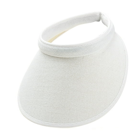 cfhntfmh Sun Visor Hats Women Men Clip On Wide Brim Visors Hat Outdoor Sports Golf Beach Athletic Tennis Caps