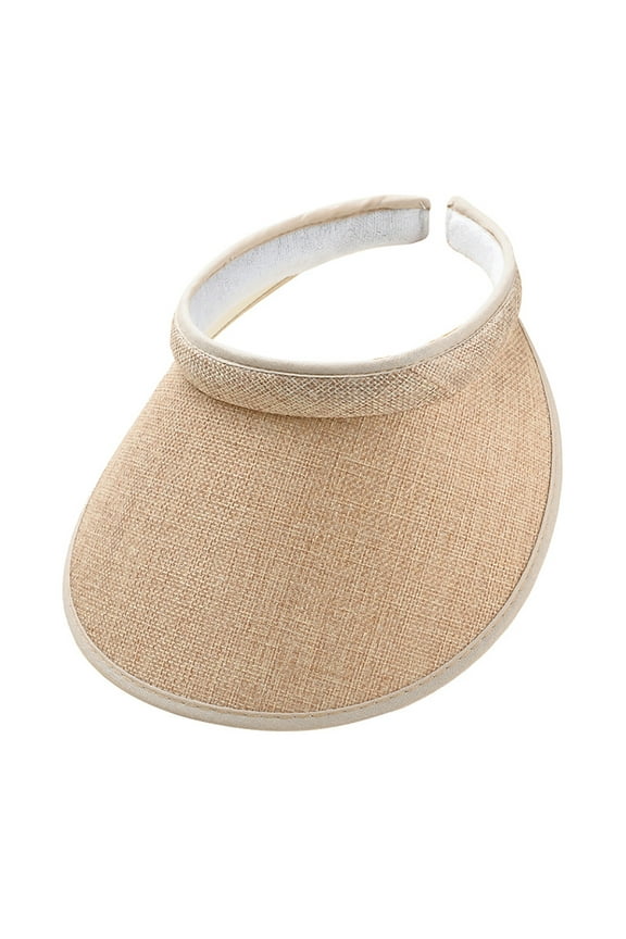 Sun Visor Hats Women Men Clip On Wide Brim Visors Hat Outdoor Sports Golf Beach Athletic Tennis Caps