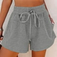 thumbnail image 1 of cfhntfmh Sweat Shorts for Women Comfy High Waist Sports Shorts Summer Lounge Jogger Workout Short Pants with Pockets, 1 of 4