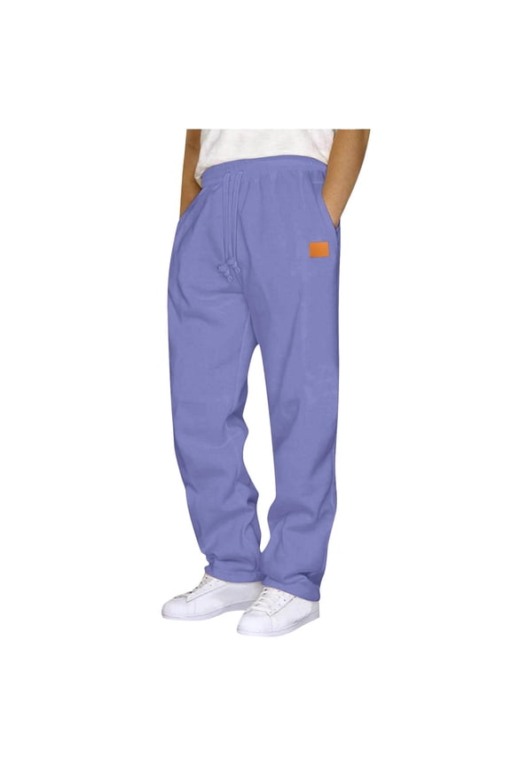 Sweatpants for Men with Pockets Sports Joggers Athletic Casual Yoga Pants Open Bottom Drawstring Running Pants(Multicolor,3X-Large)