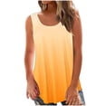 thumbnail image 1 of cfhntfmh Tank Tops for Women Summer Fashion Print Crewneck Sleeveless Baggy T-Shirts Scoop Neck Casual Blouses, 1 of 5