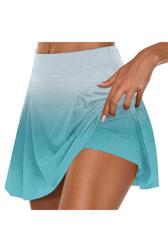 Tennis Skirts for Women Low Waist Golf Athletic Skorts Summer Print Running Activewear Short Pants