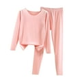 thumbnail image 1 of cfhntfmh Thermal Underwear for Women Long Sleeve Soft Base Layer Pajama Set Winter Cold Weather Top with Bottom, 1 of 7