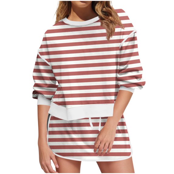 cfhntfmh Two Piece Sets for Women Fall Outfits Sweatsuit Sweat Short Sets Tracksuit Matching Set Winter Clothing for Women