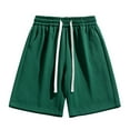 thumbnail image 1 of cfhntfmh Sweat Shorts for Men with Pockets Loose Comfy Gym Shorts Drawstring Elastic Waist Running Shorts Big and Talls, 1 of 5