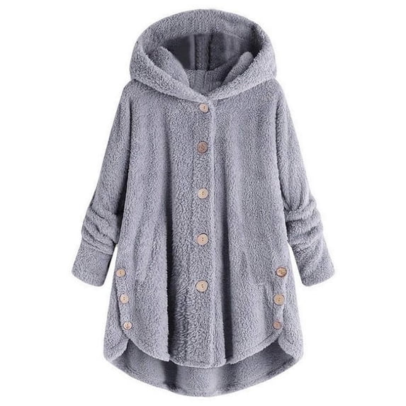 Plus Size Cozy Plaid Fleece Vest Coat main image 0