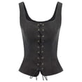 thumbnail image 1 of cfhntfmh Women Renaissance Corset Vest Square Neck Sleeveless Corset Top Medieval Vintage Corset Vest Women Fall Clothes, 1 of 4