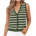 thumbnail image 1 of cfhntfmh Women Sweater Vests Sleeveless Cardigan Casual Loose Knit Button down Sweater Tops Spring Summer Trendy Outfits, 1 of 7