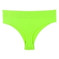 thumbnail image 1 of cfhntfmh Women Thongs High Cut Stretchy Low Waist Underwear Seamless Solid Color G-String Thongs Panties, 1 of 2