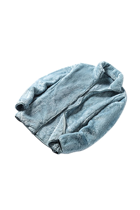 Women's Coat Fleece Fluffy Jacket Sherpa Fuzzy Soft Stand Collar Zipper Casual Winter Warm Oversized Outwear Sweaters