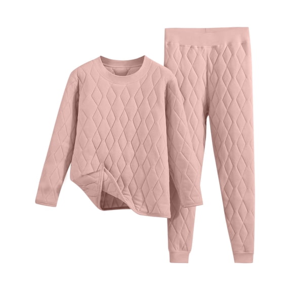 cfhntfmh Women's Thermal Underwear Sets Winter Warm Base Layer Top and Bottom 2 Piece Pajama Set for Cold Weather