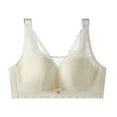thumbnail image 1 of cfhntfmh Women's Wireless Bralette Comfort Lace Bra Full Coverage Unpadded Bra Everyday Solid Bra for Ladies, 1 of 4