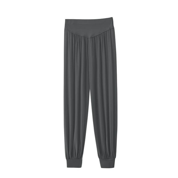 cfhntfmh Womens Cinch Bottom Yoga Pants High Waist Loose Comfy Leggings Straight Leg Sweatpants for Workout Running