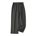 thumbnail image 1 of cfhntfmh Womens Lounge Pants Wide Straight Leg Comfy Long Pants High Elastic Waist Beach Lightweight Pocketed Sweatpants, 1 of 7