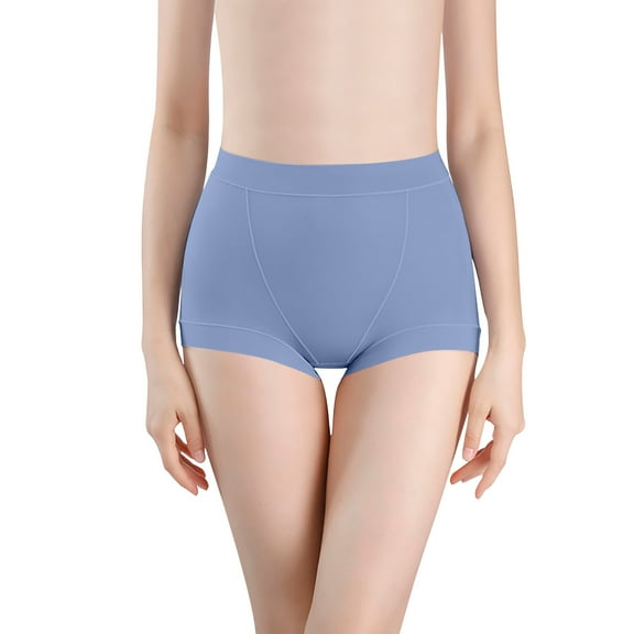 cfhntfmh Womens Seamless Boyshorts Slik High Waist Stretchy Shaping Panties Slimming Breathable Shapewear Underwear