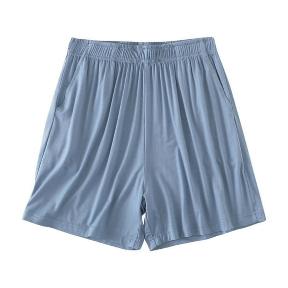 cfhntfmh Womens Sleep Shorts with Pockets Comfy Elastic High Waist Stretch Shorts Lounge Sleepwear Pjs Bottoms