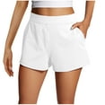 cfhntfmh Womens Summer Shorts Casual Comfy High Waisted Stretch Short