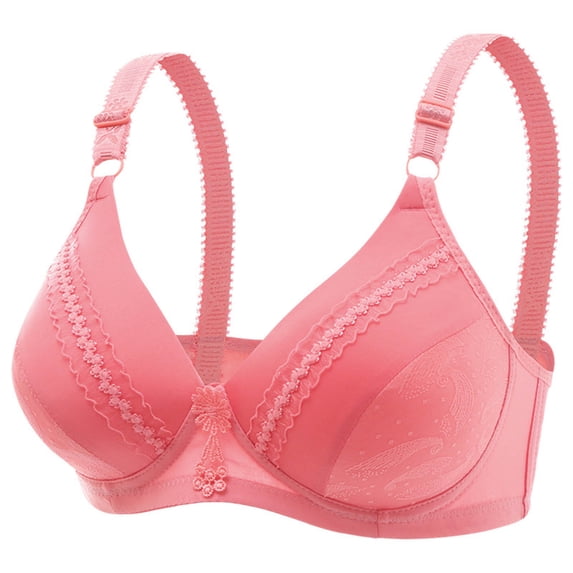 cfhntfmh Womens V Neck Bras Seamless Full Coverage Bralettes No Show Comfort Push up Wireless Bralettes for Ladies