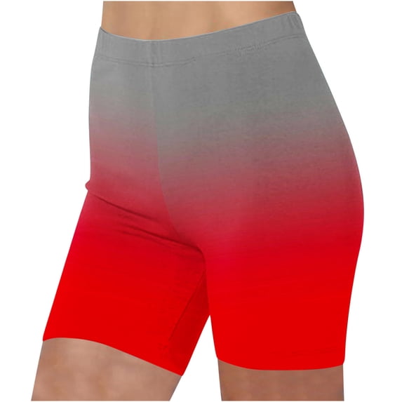 cfhntfmh Workout Shorts for Women High Waist Sport Short Pants Print Running Yoga Athletic Outfits