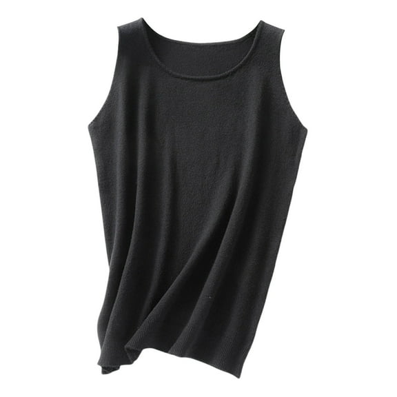 cfhntfmh Workout Tops for Women Casual Sleeveless Scoop Neck Basic T-Shirts Slim Stretch Athletic Workout Tank Tops