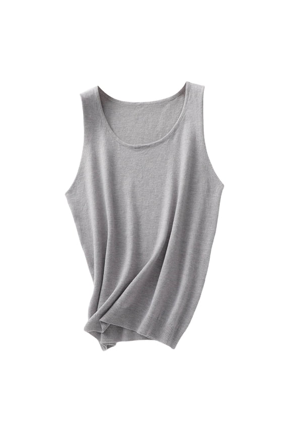 Workout Tops for Women Casual Sleeveless Scoop Neck Basic T-Shirts Slim Stretch Athletic Workout Tank Tops