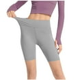 thumbnail image 1 of cfhntfmh Yoga Shorts for Women Seamless Skinny Back Cross High Waist Athletic Shorts for Fitness Workout Activewear, 1 of 4