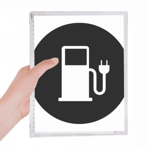 cha station energy vehicles protect environment notebook loose diary refillable journal statiry