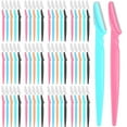 thumbnail image 1 of chalian - 100 Pcs Eyebrow and Face Razors for Women and Men, Multi-Color Facial Shavers with Protective Covers, Safe for Beginners, 1 of 11