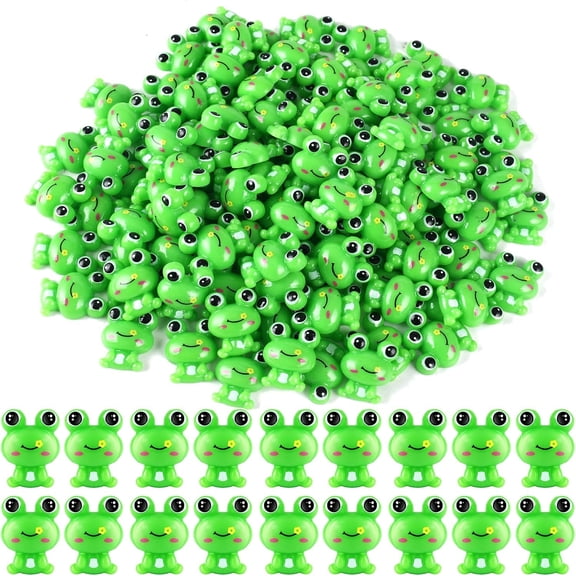 chalian-120Pcs Slime Charms Kawaii Frog Resin Charms 3D Cute Nail Charm Mini Flatback Animal Charm Accessories Bulk Resin Jewelry Making Frog Embellishments Supplies for Cell Phone Scrapbooking DIY