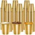 thumbnail image 1 of chalian 300 Pack 2oz Plastic Shot Glasses - Disposable Shot Glasses Mini Shot Cups for Wedding, Holiday, Party, 2 oz Shot Cups for Beer, Vodka, Whiskey, Tequila, Snacks (Gold), 1 of 14
