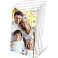 thumbnail image 1 of chalian 4x6 Acrylic Picture Frames, Set Of 6 Clear Acrylic Frameless Transparent Frame Gift for Desktop Display, Vertical Standing Picture or Display Sign Holder with Inserts for Home Office, 1 of 10