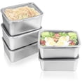 thumbnail image 1 of chalian 5Pcs Stainless Steel Food Containers with Lids, Reusable Container For Snacks, Food Storage Containers setsstorage box for Office, 1 of 14