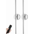 thumbnail image 1 of chalian Battery Operated Wall Sconce Set of 2, 24 Inch Wireless Rechargeable Wall Lights with Remote Control, 350° Rotate Dimmable 3000K-6000K LED Wall Lamps with Timer for Living Room, Bedroom, 1 of 14