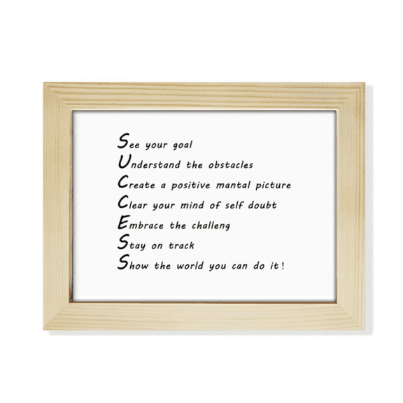 challenges do it quote desktop photo frame picture art decoration painting 6x8 inch
