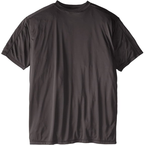 champion men's big-tall powertrain solid t-shirt, black, x-large/tall